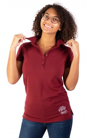 LT-Function Bioaktiv Polo Burgundy Women from Life-Tree