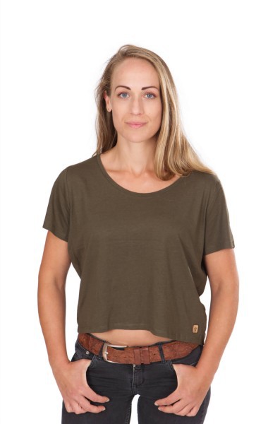 Fairwear Ecovero Basic Shirt Women Fern Green from Life-Tree