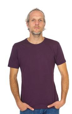 Fairwear Bambus Basic Shirt Men Eggplant via Life-Tree