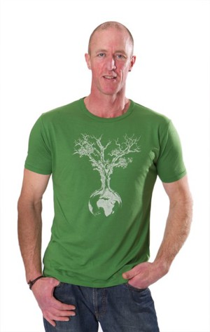 Fairwear Bambus Shirt Leaf Green Men Weltenbaum from Life-Tree