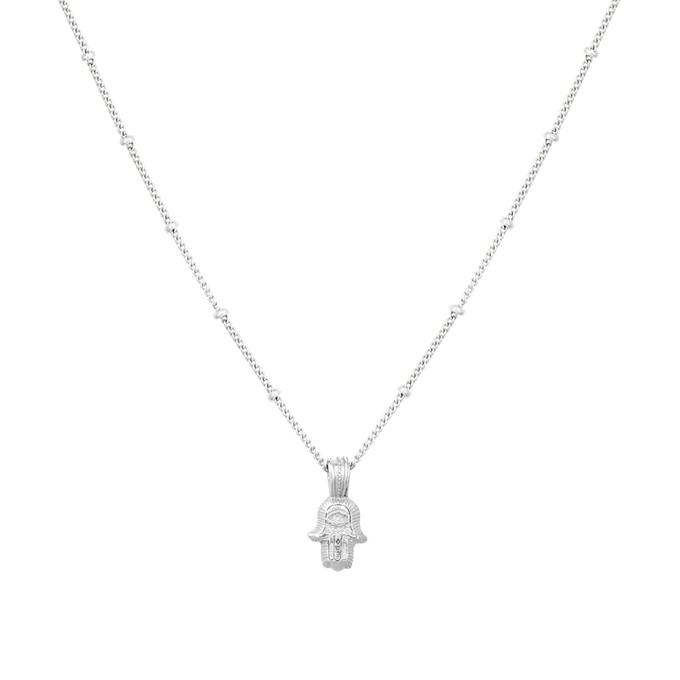 Tiny Hamsa Choker Silver from Loft & Daughter