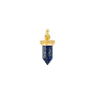 Lapis Charm Gold Vermeil from Loft & Daughter