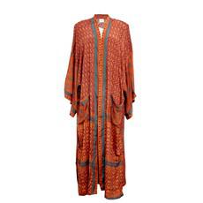 If Saris Could Talk Maxi Kimono- Canyon Spice via Loft & Daughter