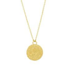 Relic Coin Pendant Gold Vermeil - Sample Sale via Loft & Daughter