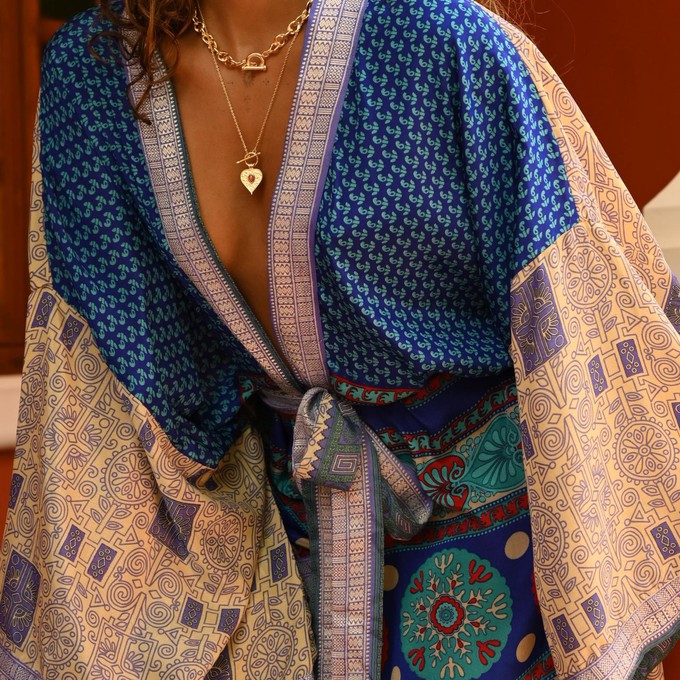 If Saris Could Talk Kimono- Narain Niwas from Loft & Daughter