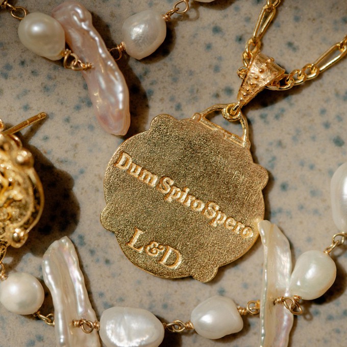 Dum Spiro Spero Pendant from Loft & Daughter