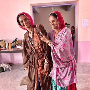 If Saris Could Talk Maxi Kimono- Regal Tulip from Loft & Daughter