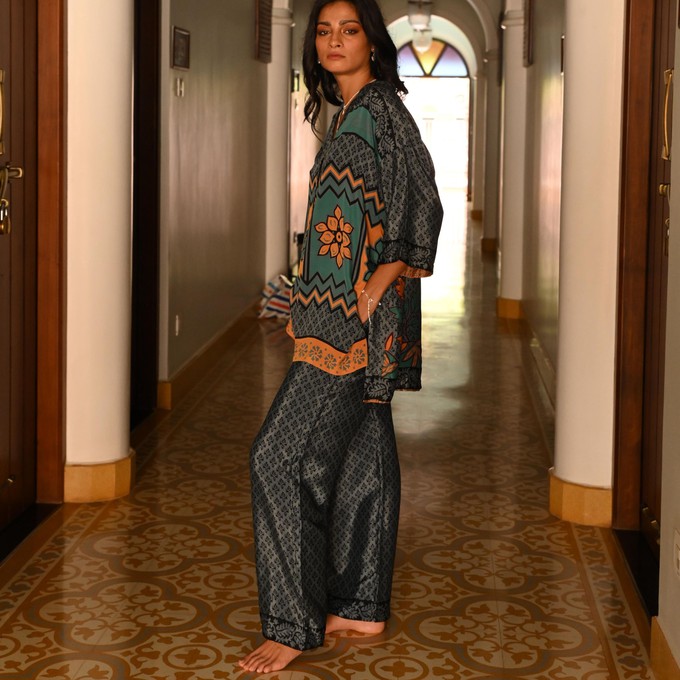 Once Upon a Sari Co-Ord Size 8-10: Print C from Loft & Daughter