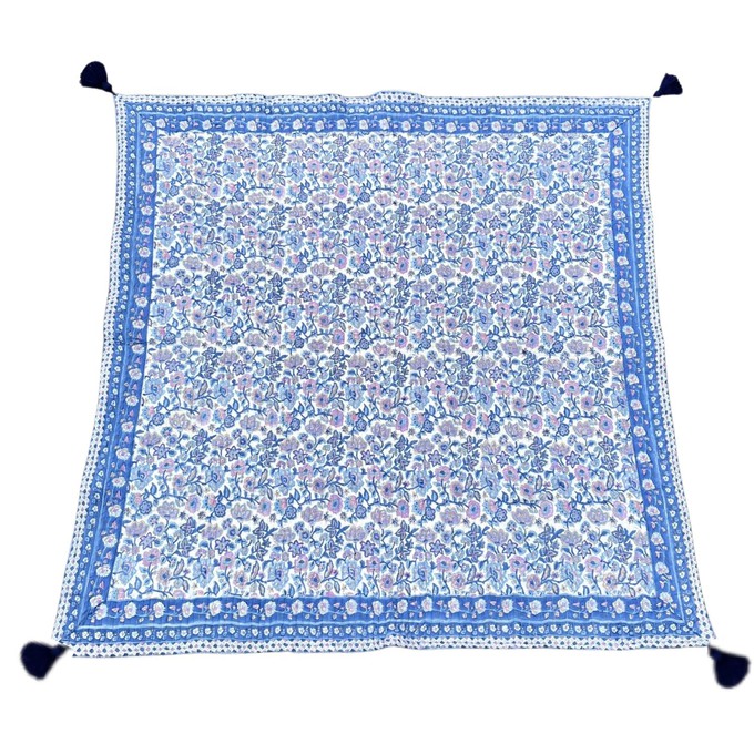 Wanderlust Picnic Blanket- Blue -Outlet from Loft & Daughter