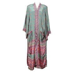 If Saris Could Talk Maxi Kimono- Mawi Beach via Loft & Daughter