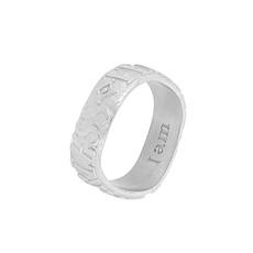 Fearless Affirmation Stacking Ring Silver via Loft & Daughter