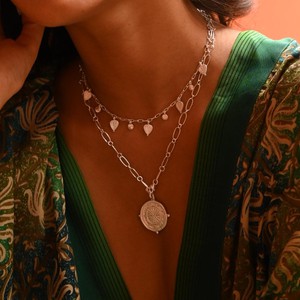 Divine Compass Link Chain Pendant from Loft & Daughter