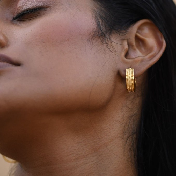 Chunky Relic Hoops from Loft & Daughter