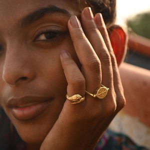 Serpent Pinky Ring Silver from Loft & Daughter