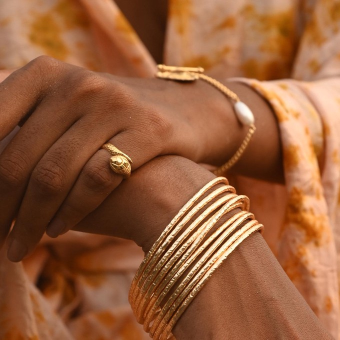 Serpent Pinky Ring Silver from Loft & Daughter