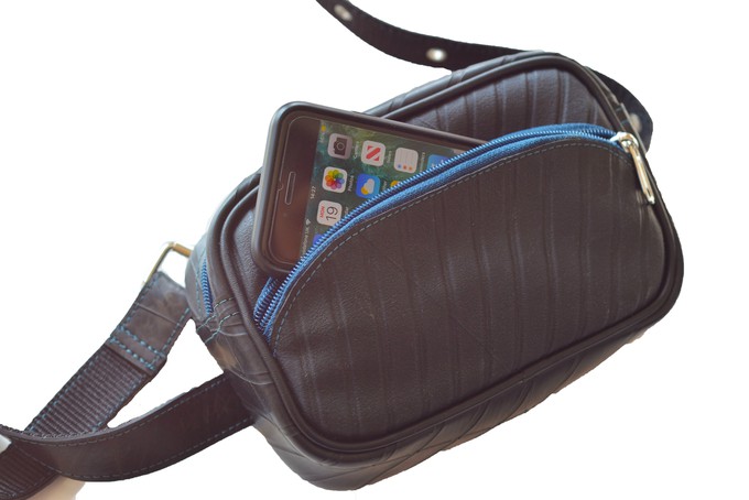 Unisex Bum Bag-Recycled Tyre from Lost in Samsara