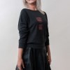 chinese stamp raglan pullover from madeclothing