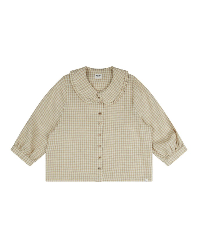 Everyday Blouse dijon check from Matona