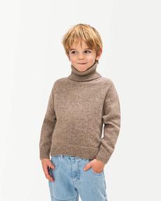 Turtleneck Sweater pebble via Matona