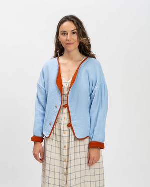 Reversible Muslin Jacket brick from Matona