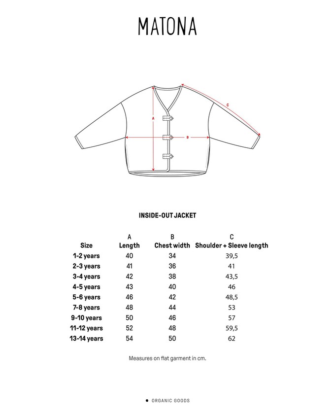 Inside Out Jacket brick from Matona