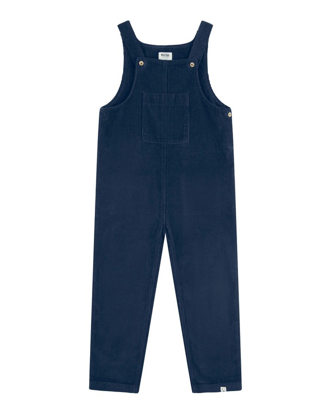 Corduroy Dungarees anchor blue from Matona