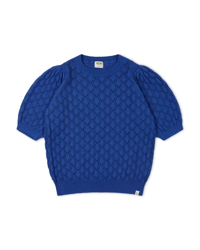 Knit Blouse cobalt from Matona