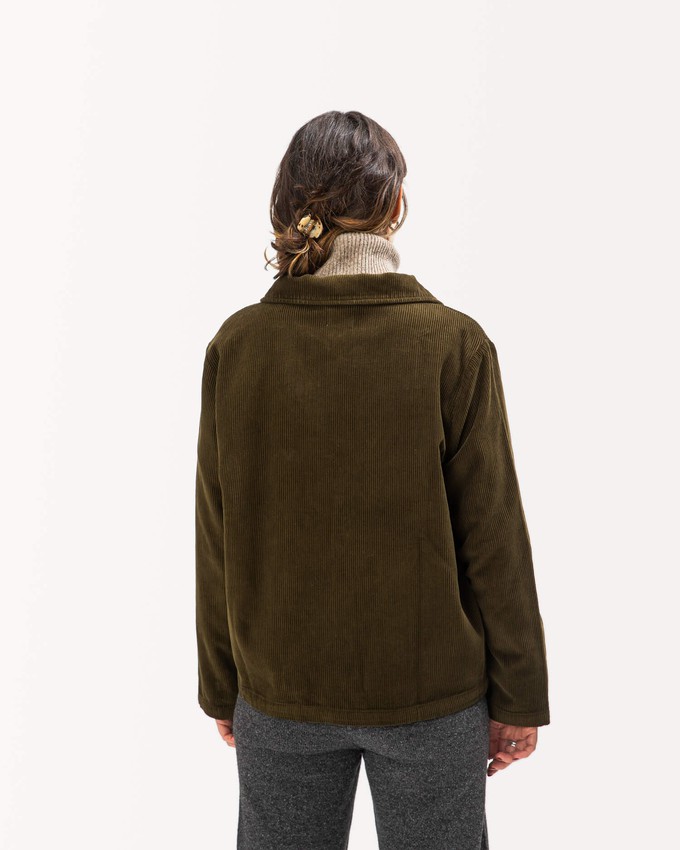 Corduroy Classic Jacket moss from Matona