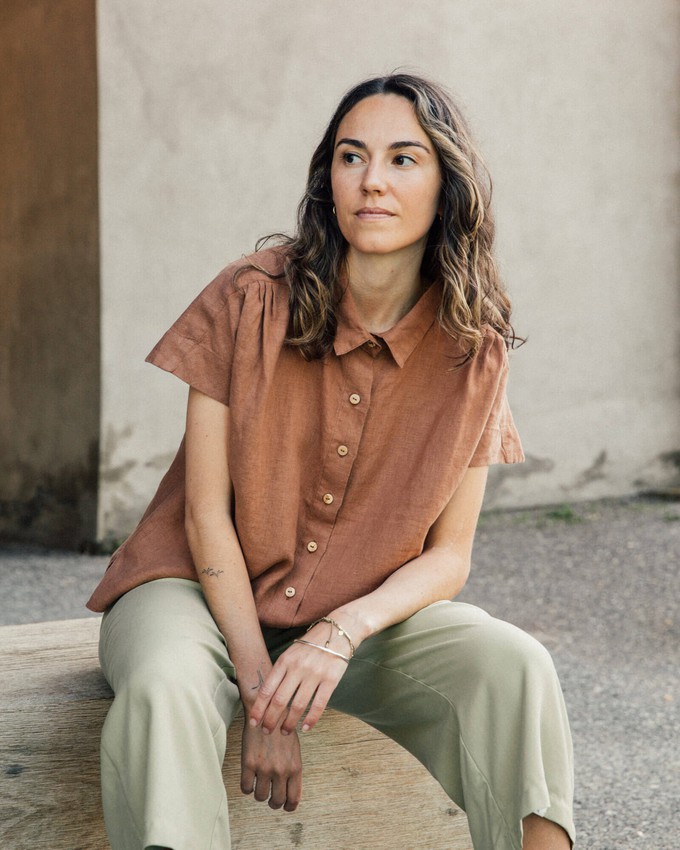 Linen Blouse rose from Matona