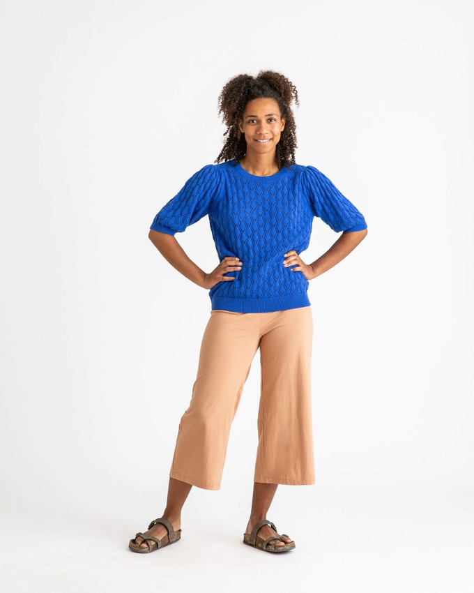 Knit Blouse cobalt from Matona