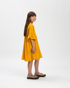 Volant Dress marigold from Matona