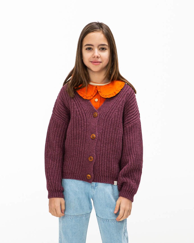 V-Neck Cardigan berry from Matona