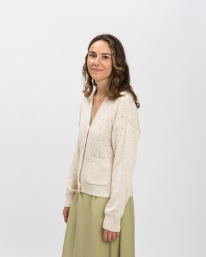 Spring Cardigan sand from Matona