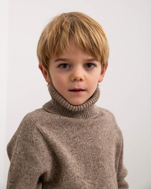 Turtleneck Sweater pebble from Matona