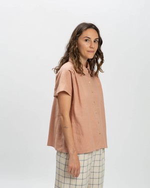 Linen Blouse rose from Matona