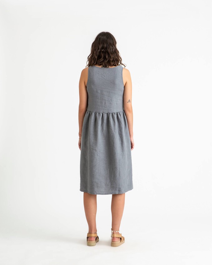 Gathered Dress storm blue from Matona