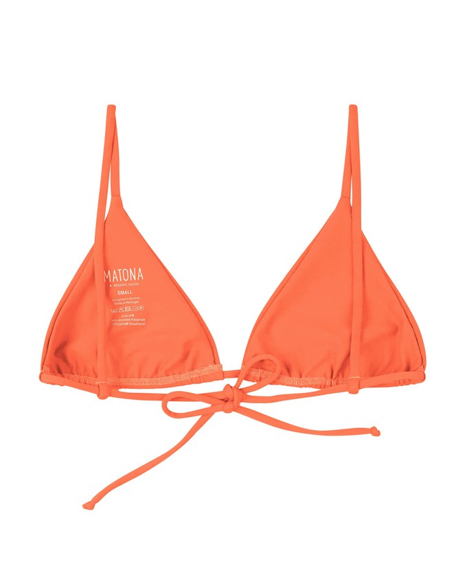 Triangle Bikini Top coral from Matona