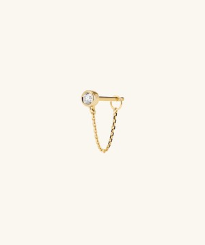 Lab Grown Diamond Round Chain Stud from Mejuri