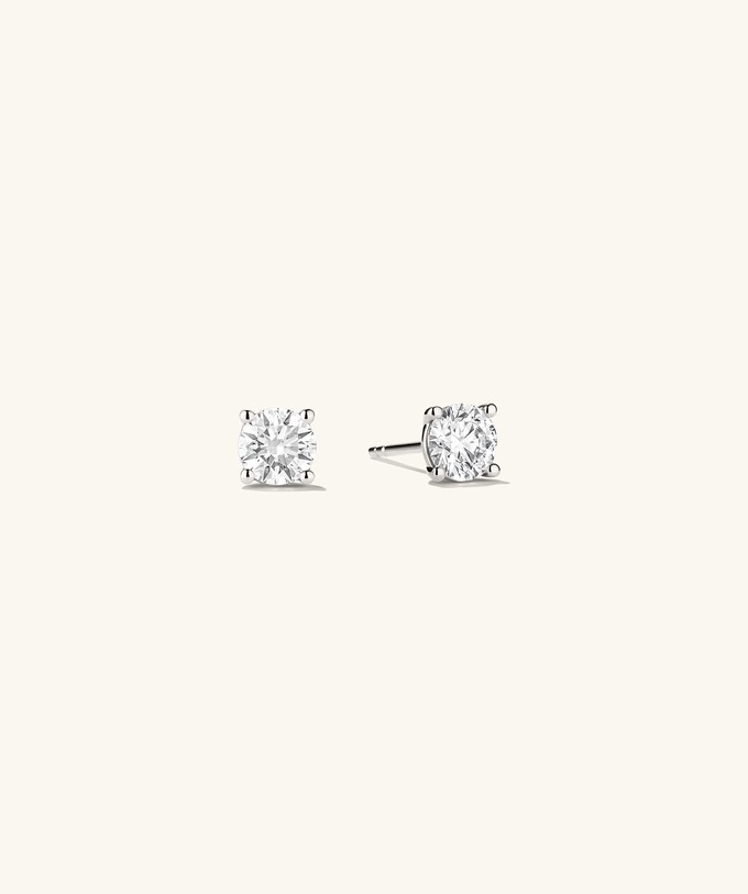 Lab Grown Diamond Round Studs 1 TCW from Mejuri