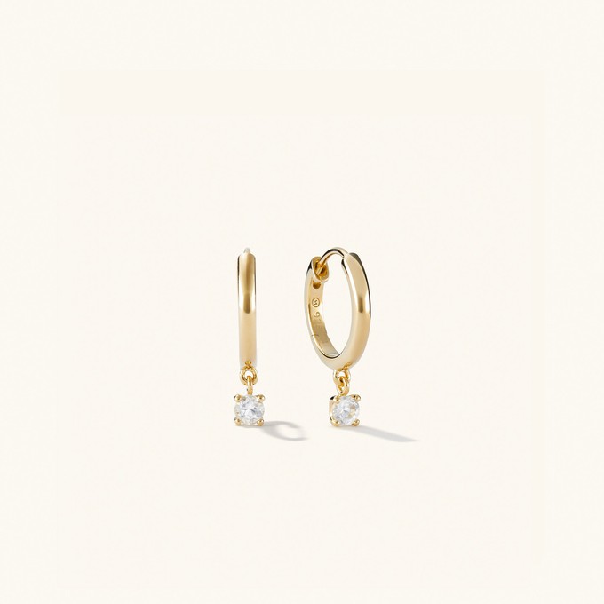 Round Topaz Hoops from Mejuri