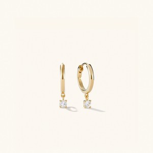 Round Topaz Hoops from Mejuri