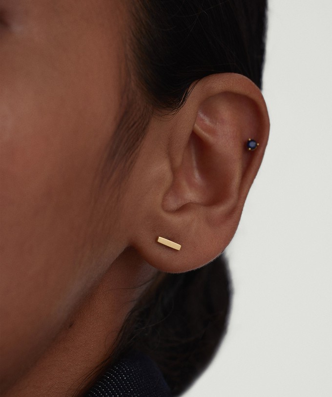 Piercing Studio - Bar Flat Back Stud from Mejuri