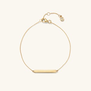 Engravable Bar Bracelet from Mejuri