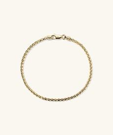 Round Box Chain Bracelet via Mejuri