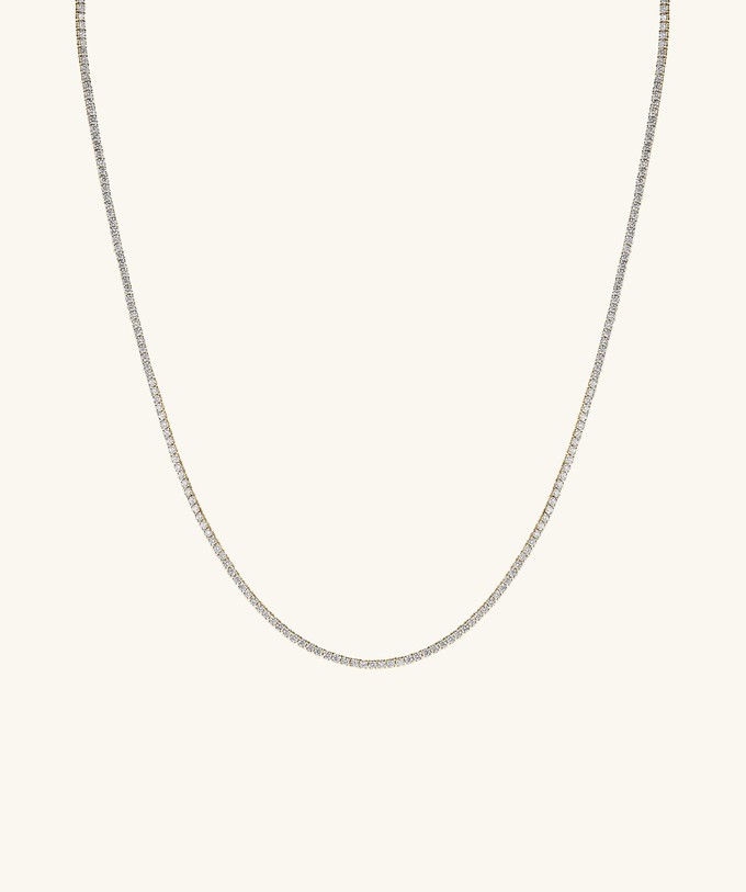 Lab Grown Diamond Tennis Necklace 1.8mm from Mejuri