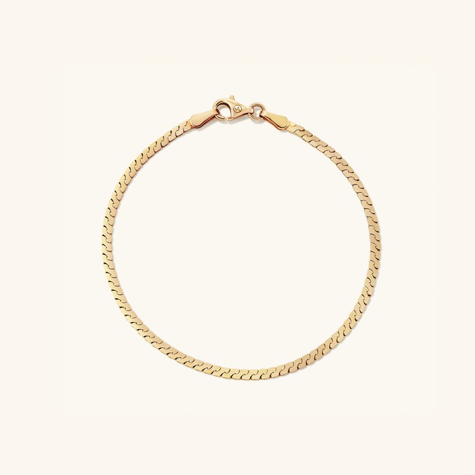 Serpentine Chain Bracelet from Mejuri