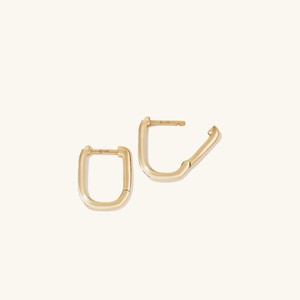 Pavé Diamond U Hoops from Mejuri