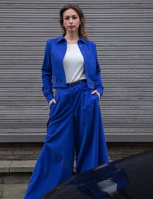 Clay pants Royal blue from Mon Col Anvers