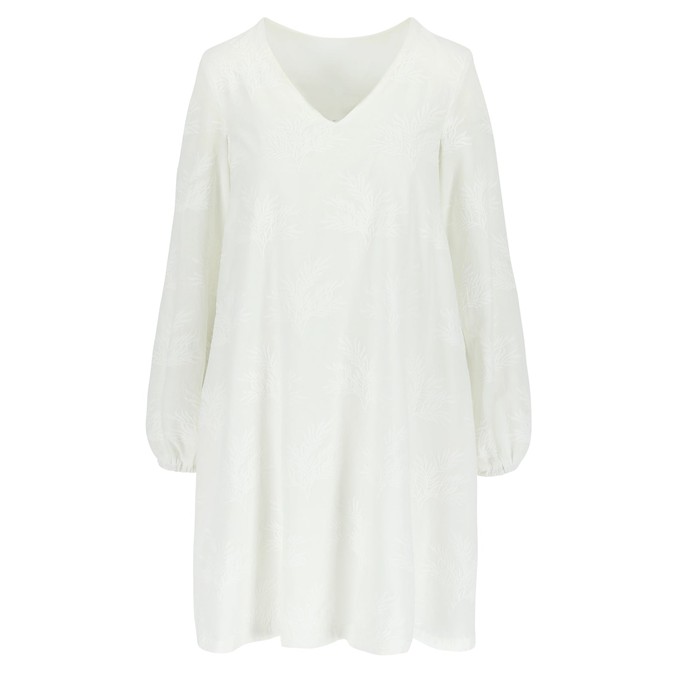 Cosmopolitan dress white leaf - Last size: 42 from Mon Col Anvers