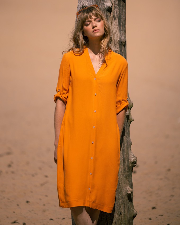 Island dress Orange from Mon Col Anvers